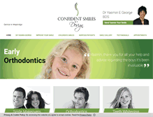 Tablet Screenshot of confidentsmiles.org